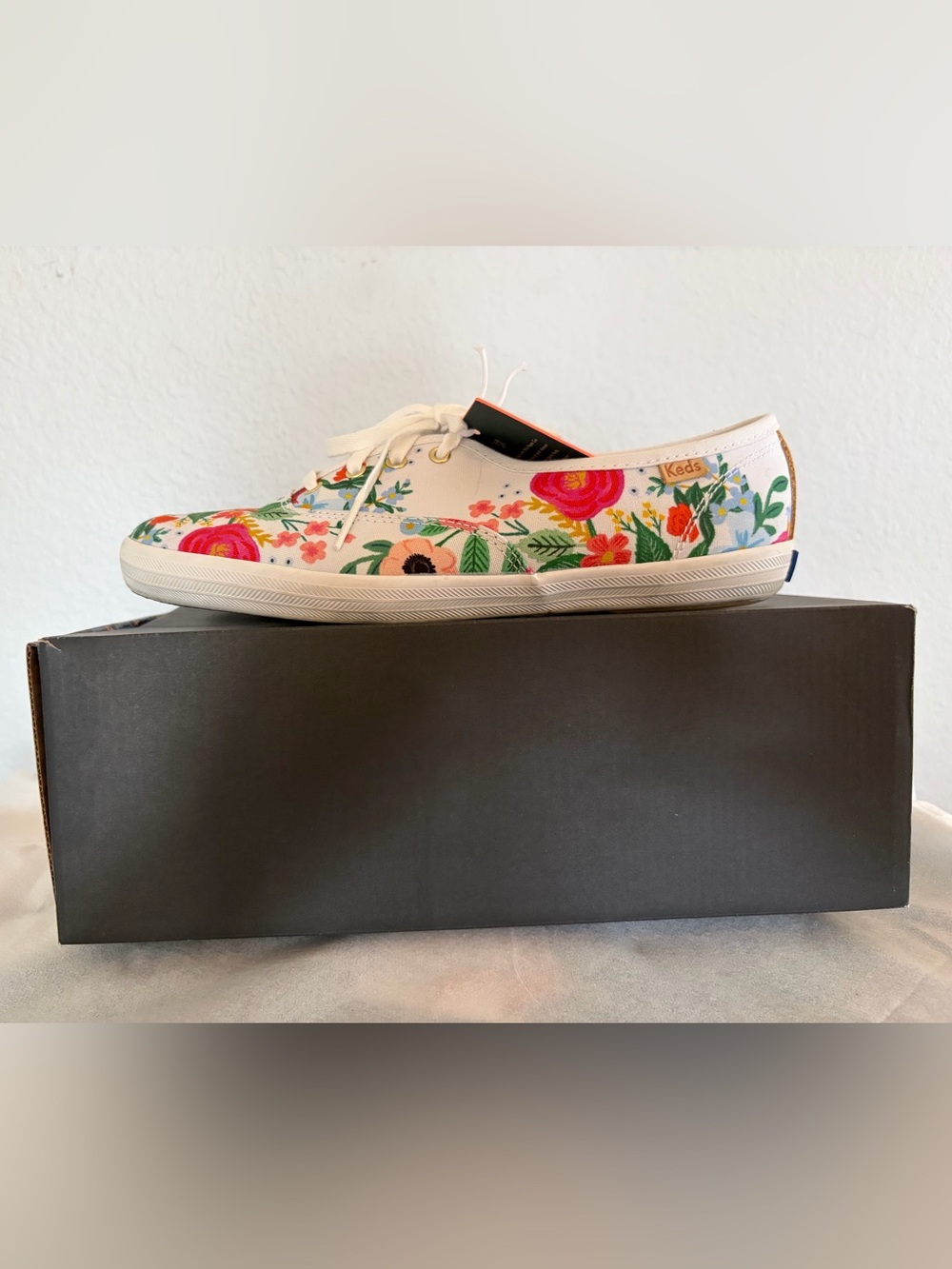 EUC/Like-New Keds x Rifle Paper Co. Champion Sneakers in Wild Rose (Read Desc.) - Picture 3 of 8